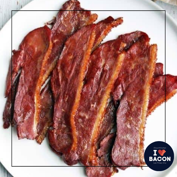 Beef Bacon in a Box Bottle Boy Delivery