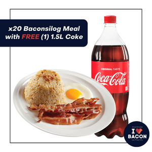 20 Baconsilog w/ FREE 1.5L Coke