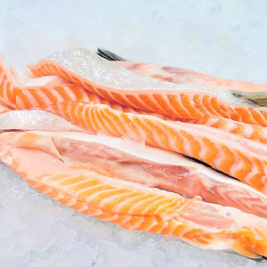 Salmon Belly Strips 500g (Frozen)