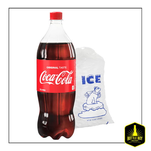 1.5L Coke Regular (Ice Cold) + FREE Ice
