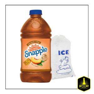 1.9L Snapple Peach Tea (Ice Cold) + FREE Ice